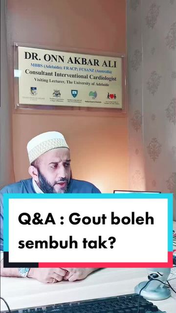 Gout Boleh Sembuh Ke? Setiap Penyakit Ada Rawatannya