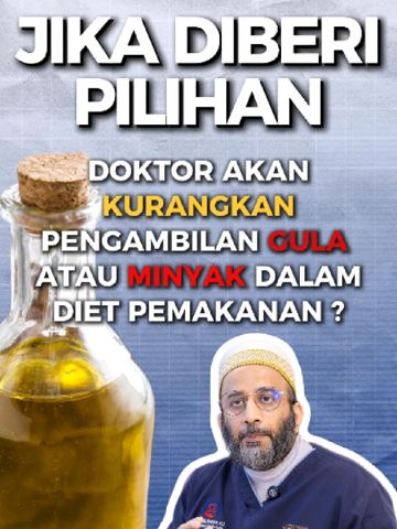 Mana Lebih Bagus: Kurangkan Minyak Atau Gula?