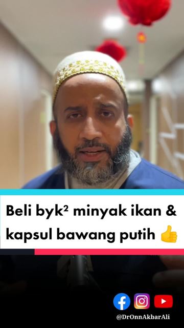 Beli Banyak-Banyak Minyak Ikan & Kapsul Bawang Putih?